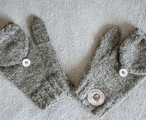 Rękawiczki z wełny alpaki